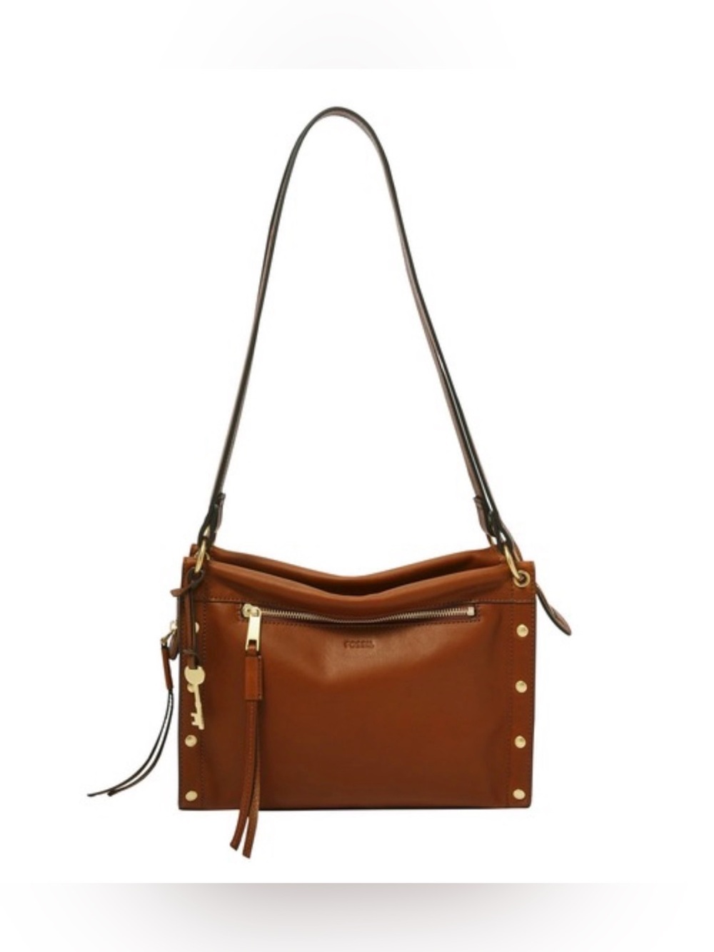 Fossil Allie Brown Satchel